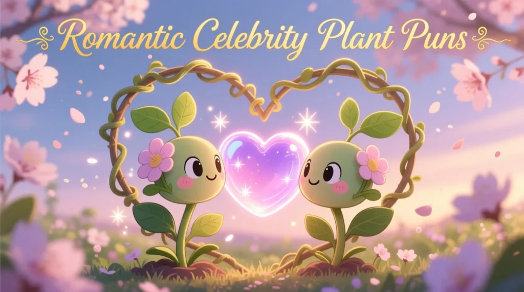 Romantic & Flirty Celebrity Plant Names Puns
