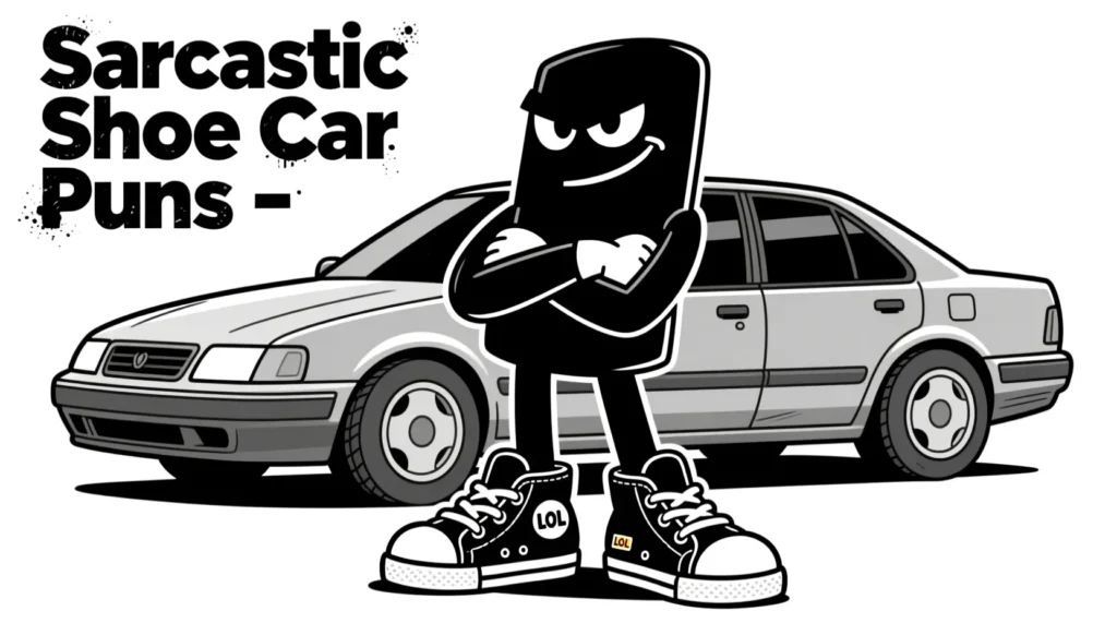 Sarcastic Shoe Car Puns 