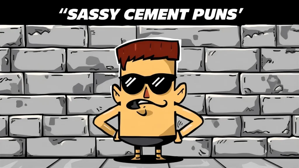 Sassy Cement Puns