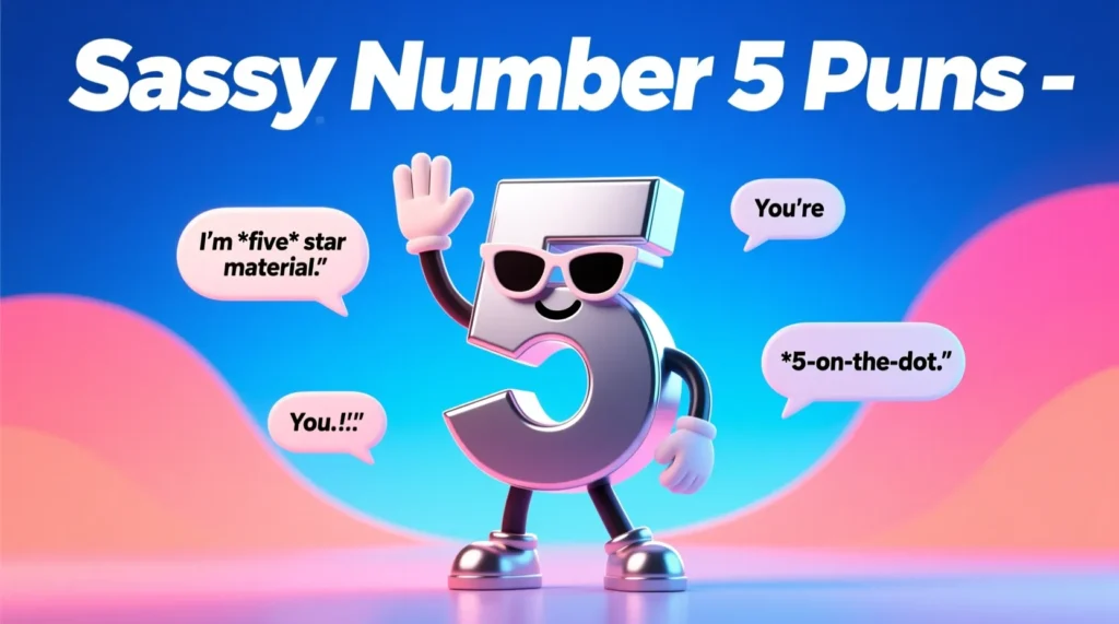  Sassy Puns With the Number 5