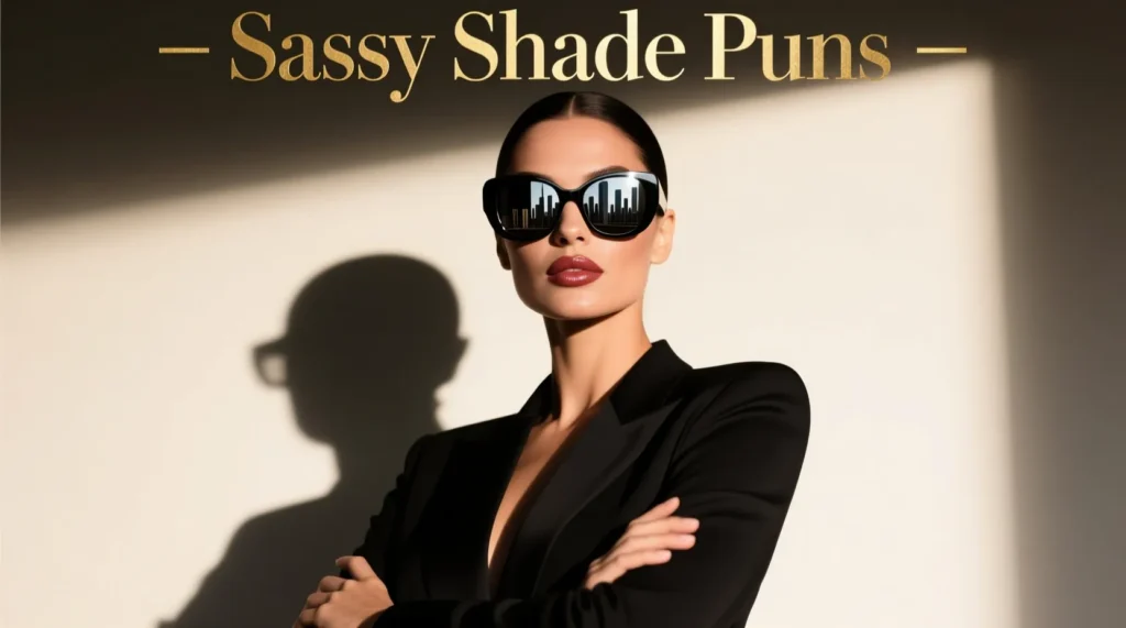  Sassy Shade Puns with Attitude