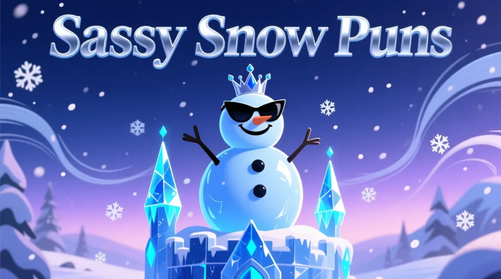 Sassy Snow Puns for Instagram