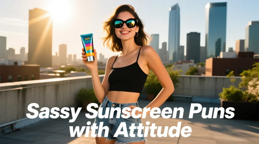 Sassy Sunscreen Puns with Attitude