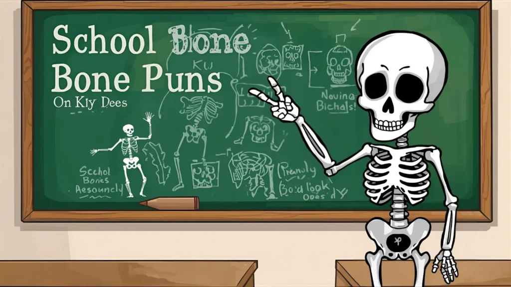 School Bone Puns One Liners