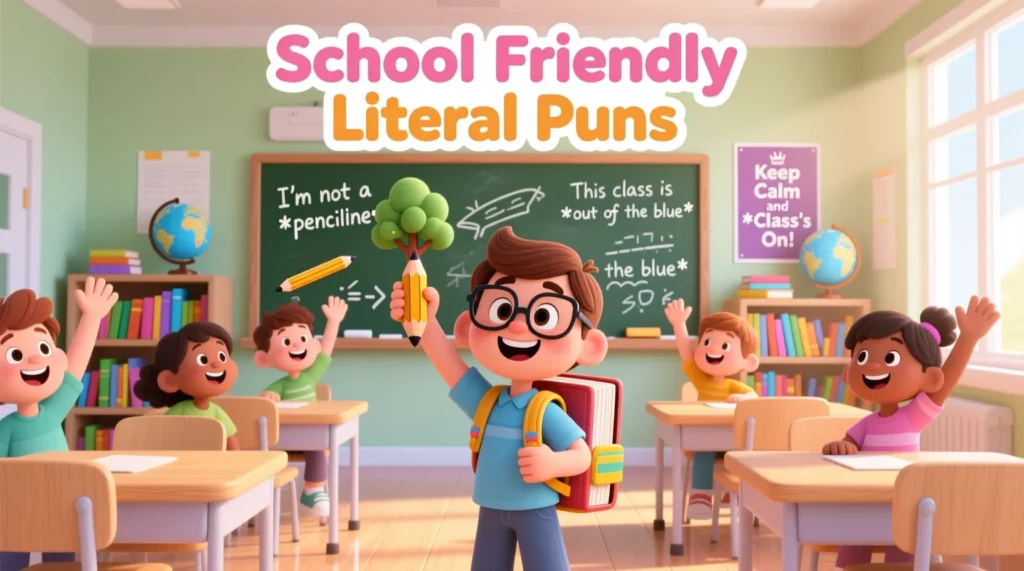School Friendly Literal Puns