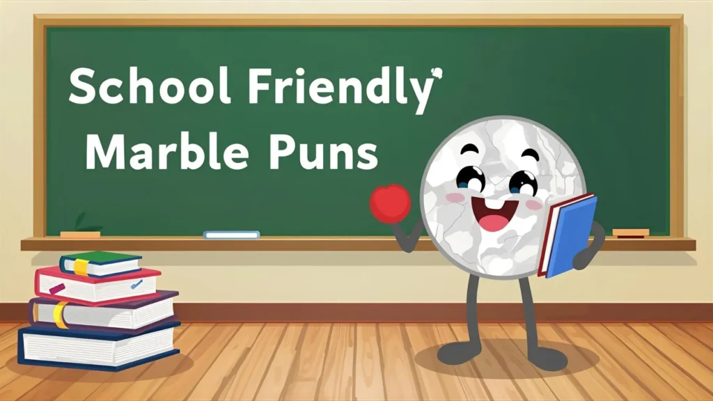 School Friendly Marble Puns