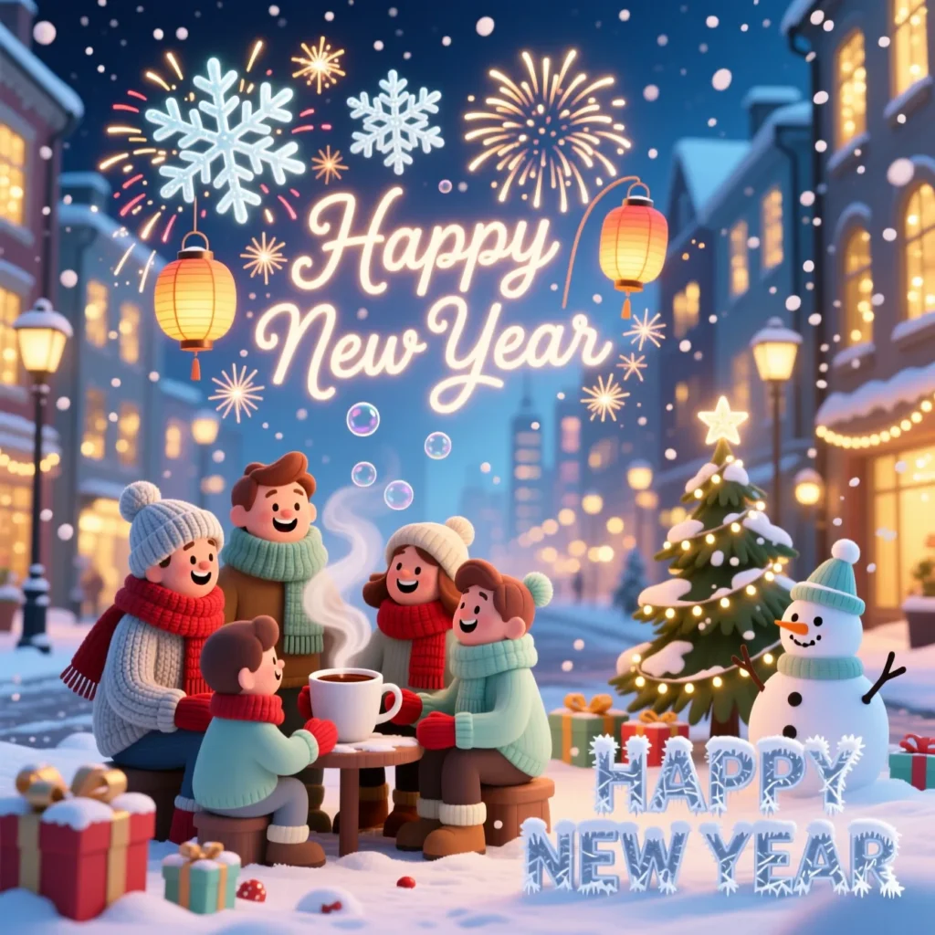 Seasonal Happy New Year Puns