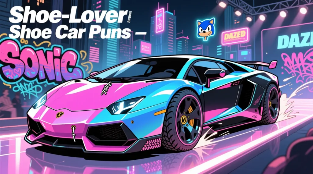 Shoe-Lover Shoe Car Puns 