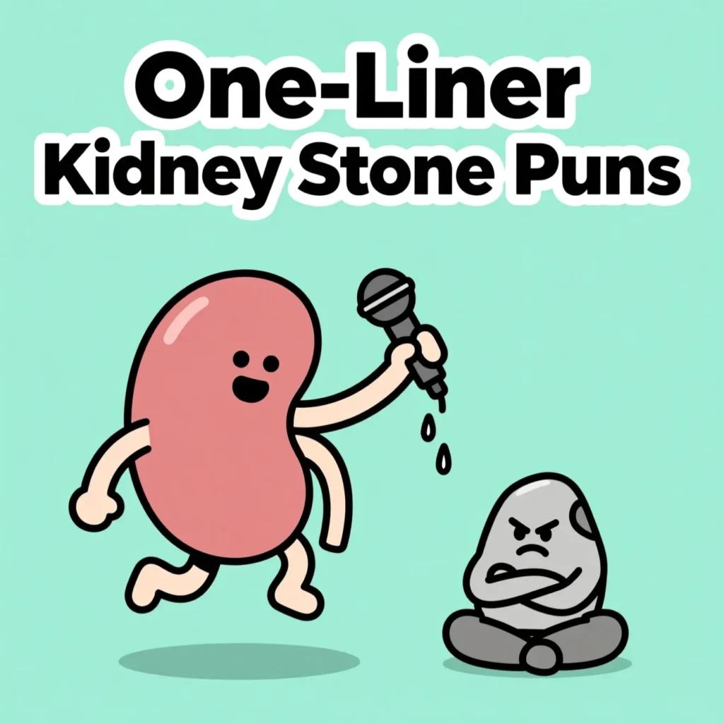 Short One-Liner Kidney Stone Puns