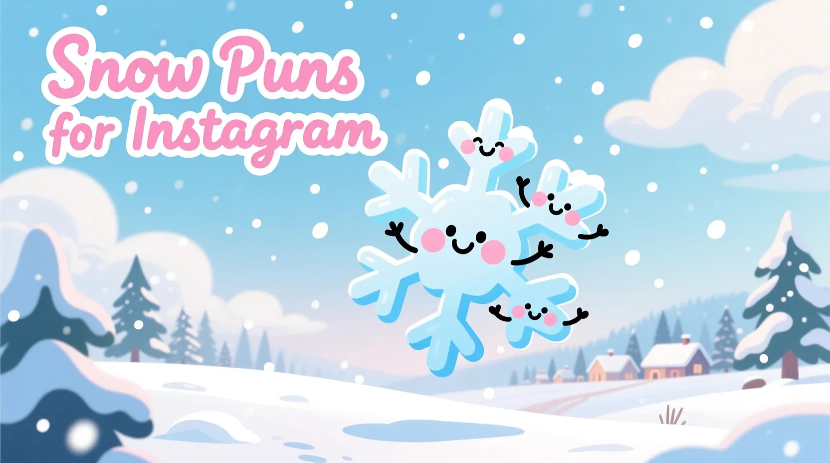 snow puns for Instagram