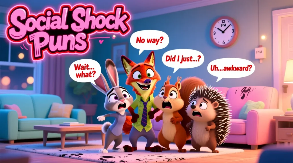 Social Shock Puns for Awkward Moments