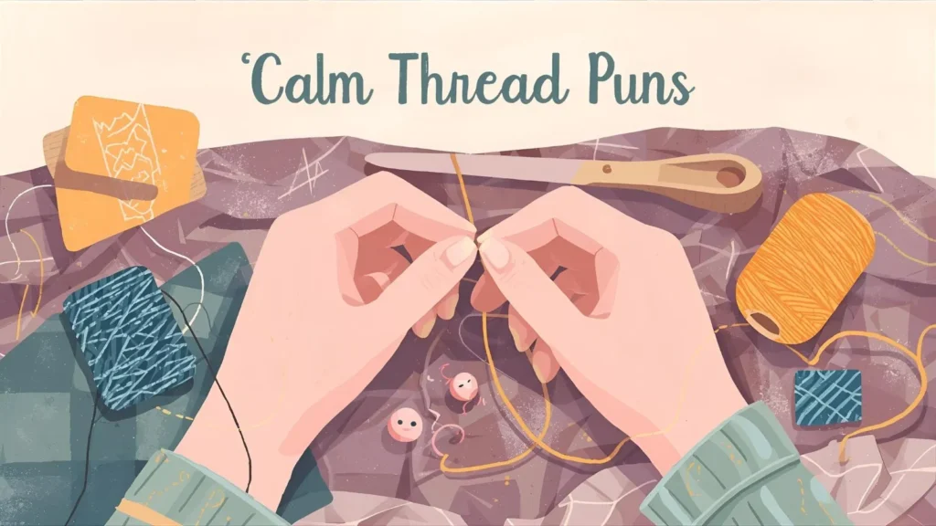 Thread Puns for Calm and Self Care