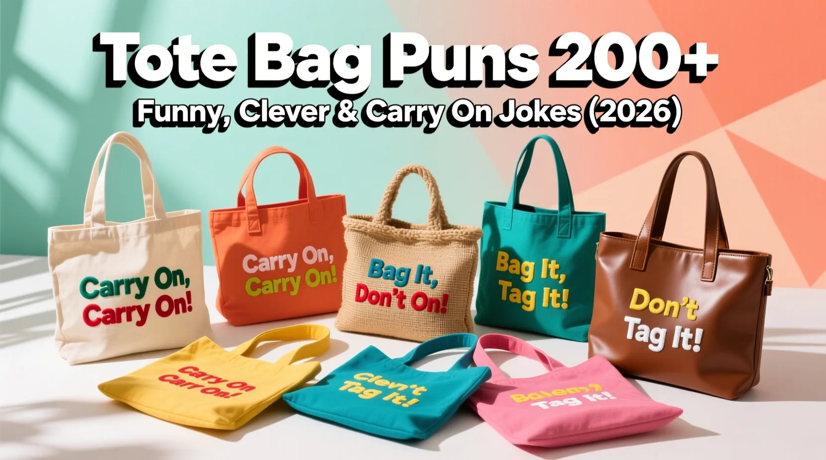 tote bag puns