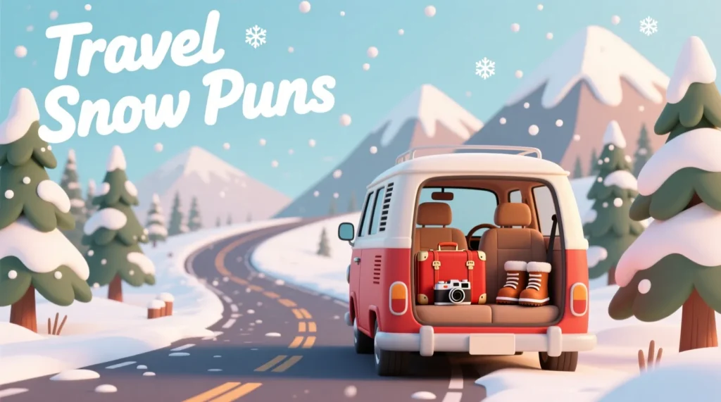 Travel Snow Puns for Instagram