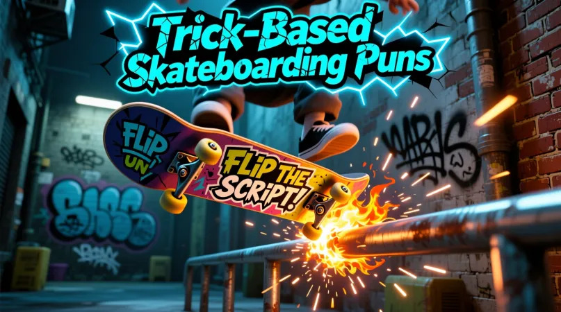 Trick Based Skateboarding Puns 