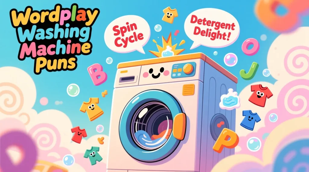 Wordplay Washing Machine Puns 🔤