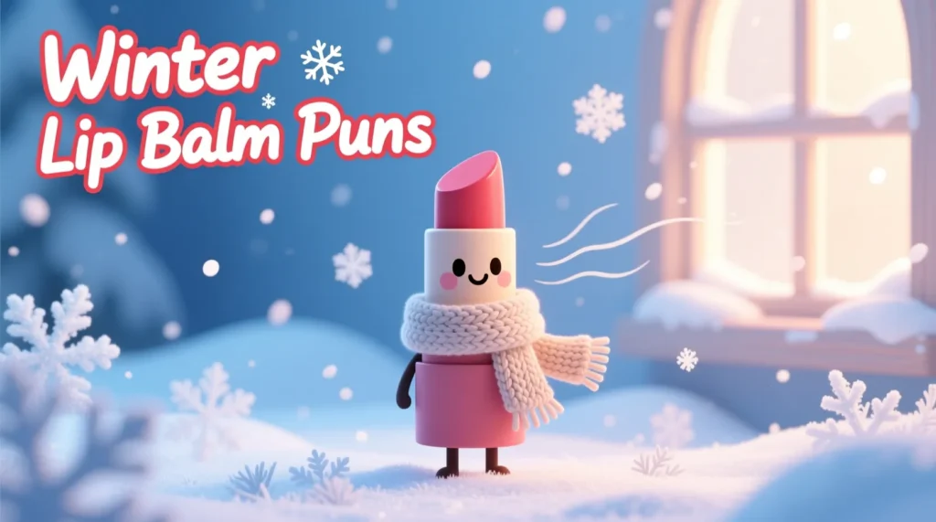 Winter Lip Balm Puns 