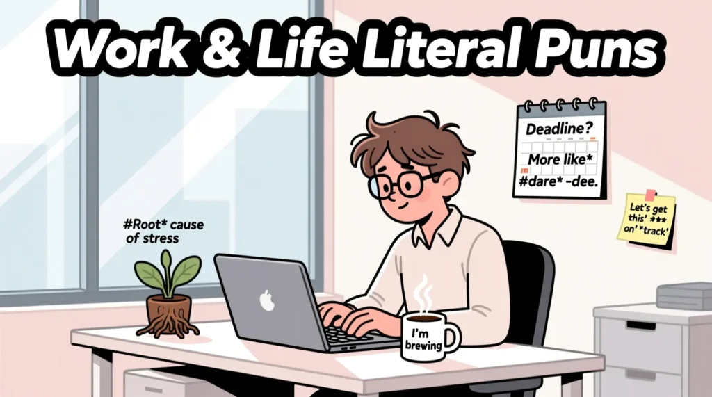 Work and Life Literal Puns
