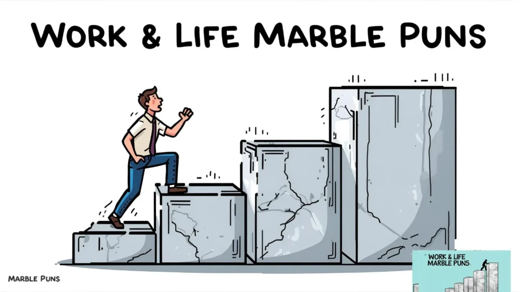  Work and Life Marble Puns