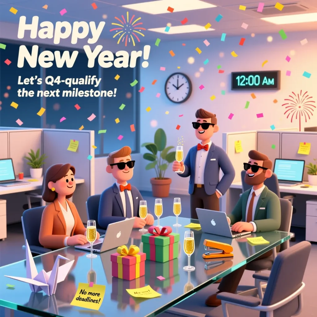 Work-Related Happy New Year Puns