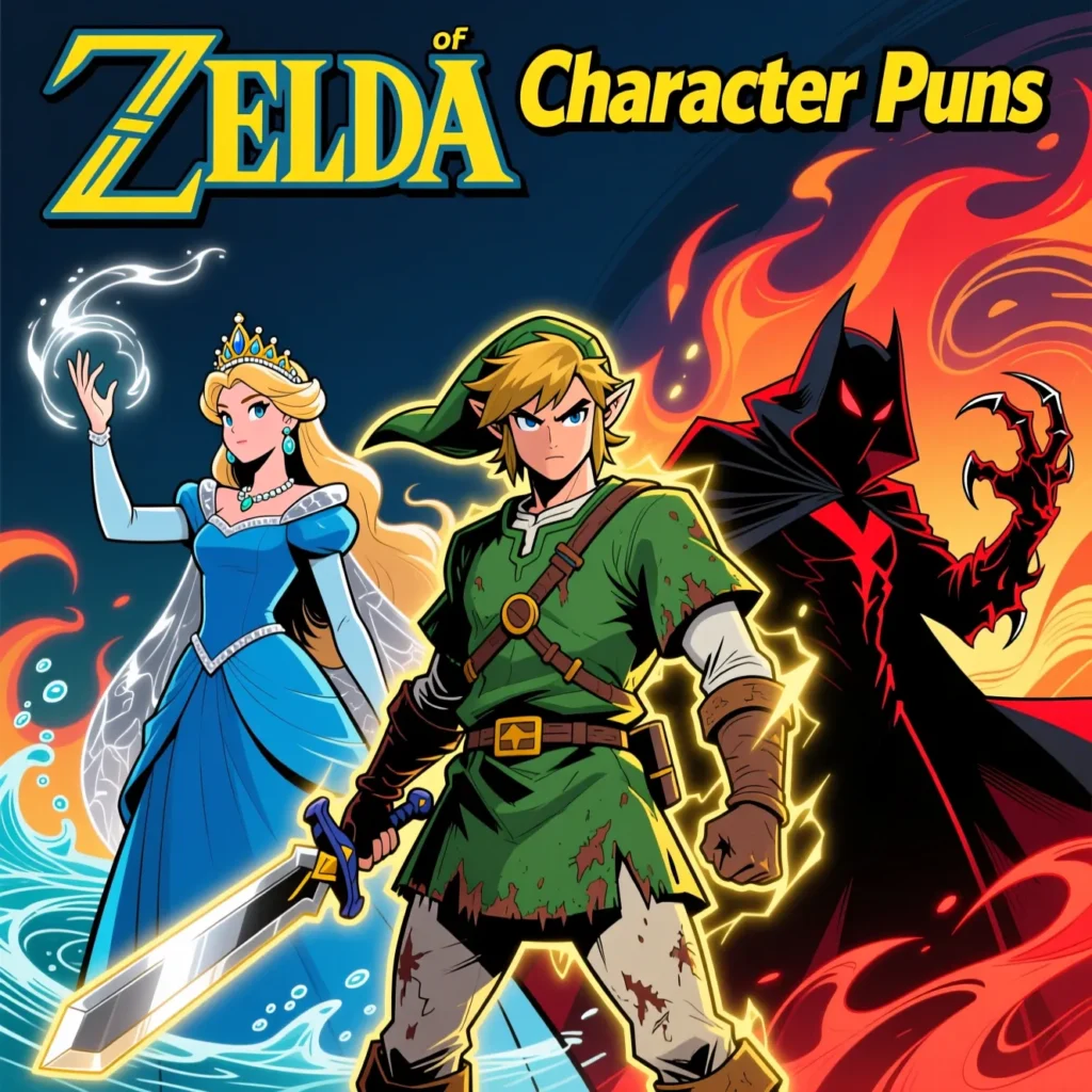 Zelda Character Puns 