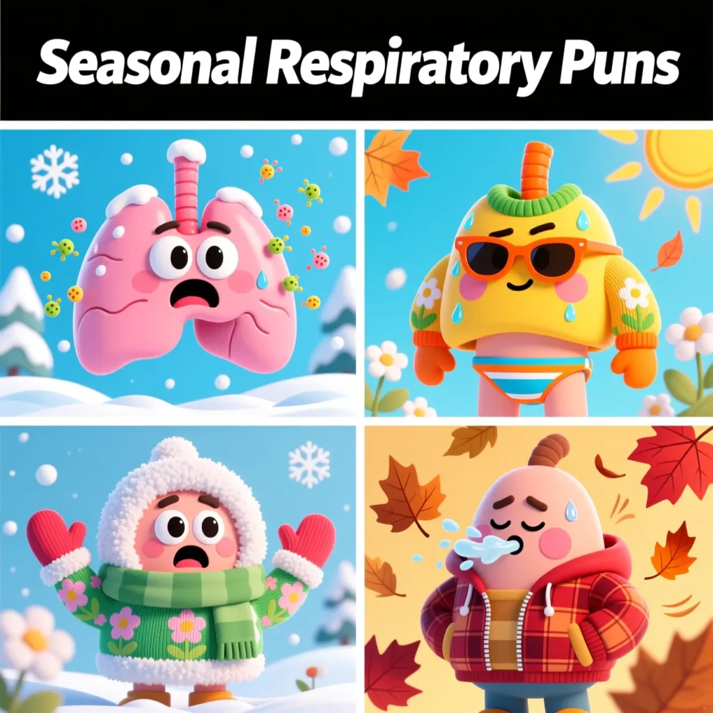 🌦 Seasonal Respiratory Puns