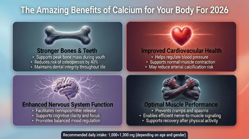 Amazing Benefits of Calcium for Your Body