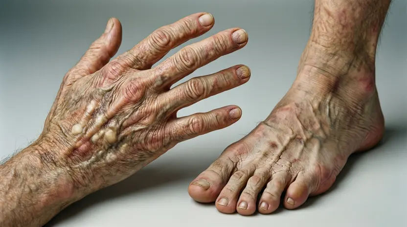 Leprosy Look Like on Hands and Feet