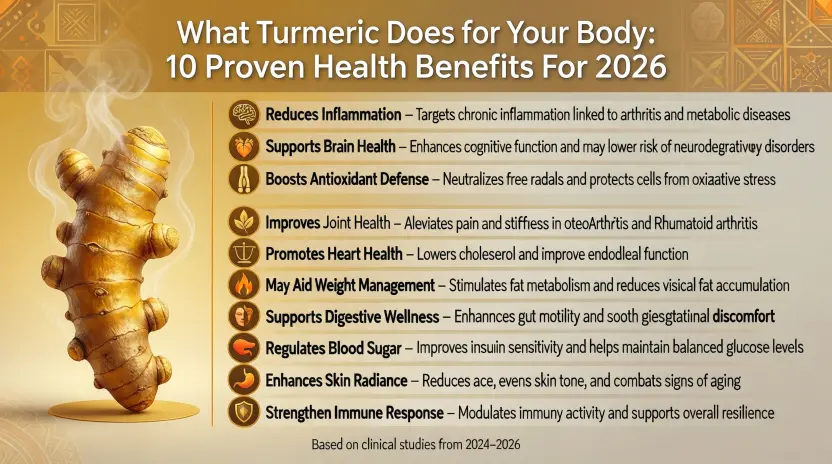 Turmeric Does for Your Body