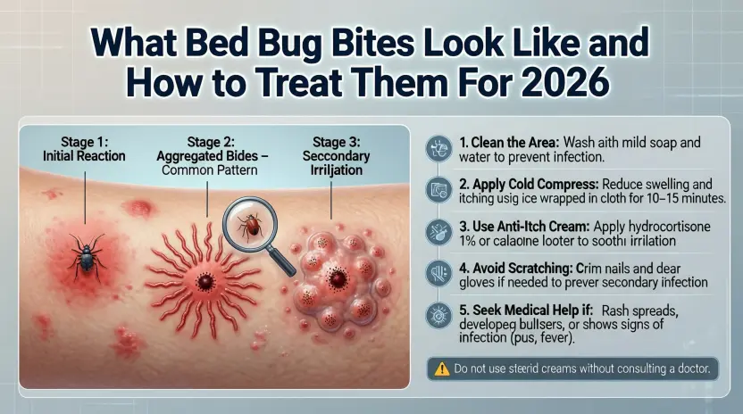 What Bed Bug Bites Look Like
