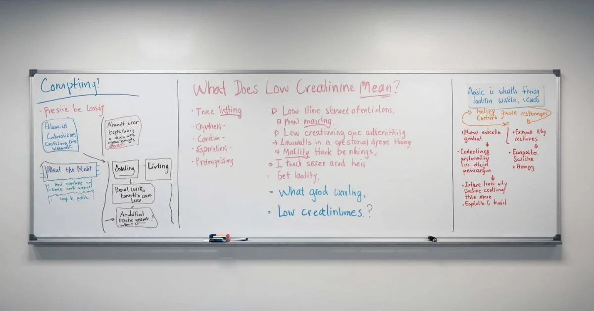 What Does Low Creatinine Mean