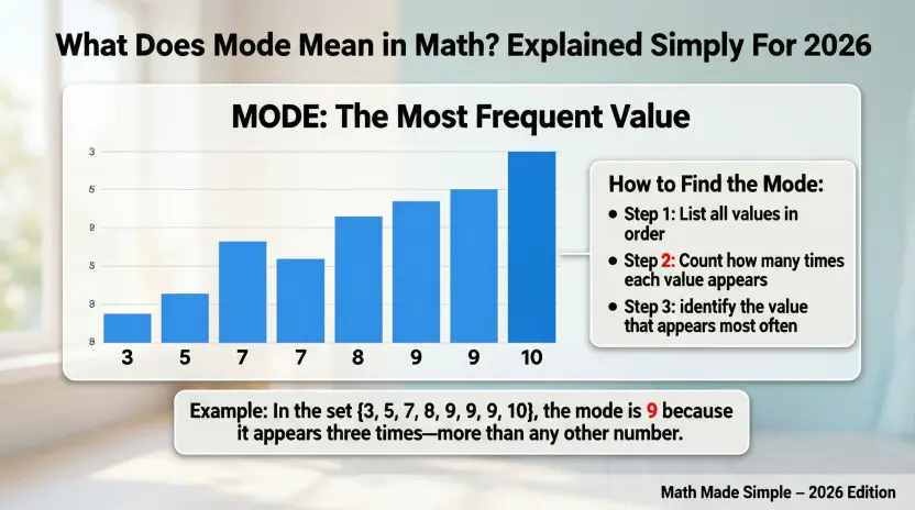 What Does Mode Mean in Math