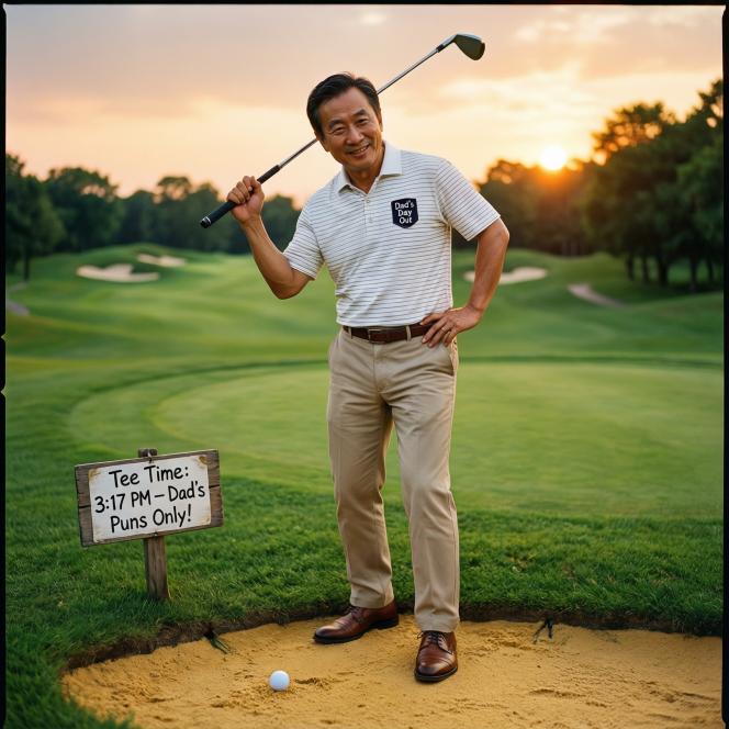 Classic Golf Dad Puns