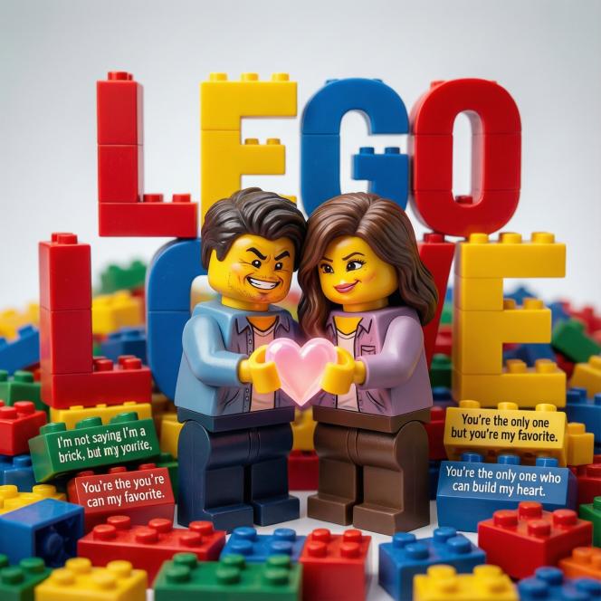 Flirty Lego Love Puns 