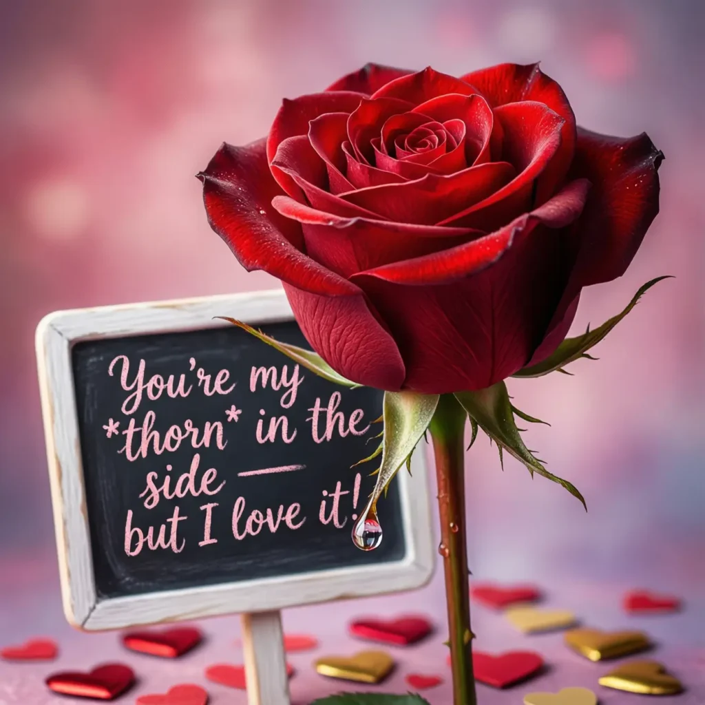   Rose & Flower Valentine Puns