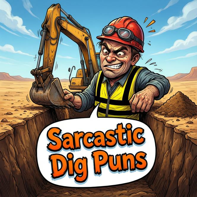  Sarcastic Dig Puns