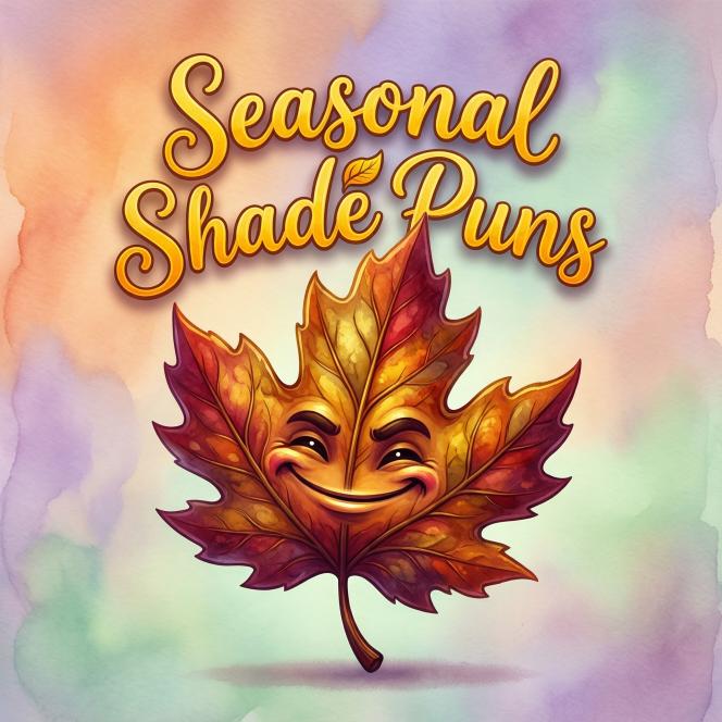 Seasonal Shade Puns