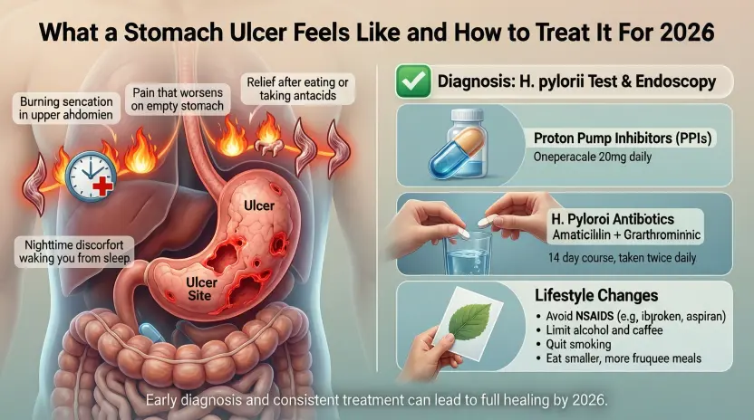 What a Stomach Ulcer Feels Like