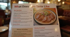 What Does Taro Taste Like