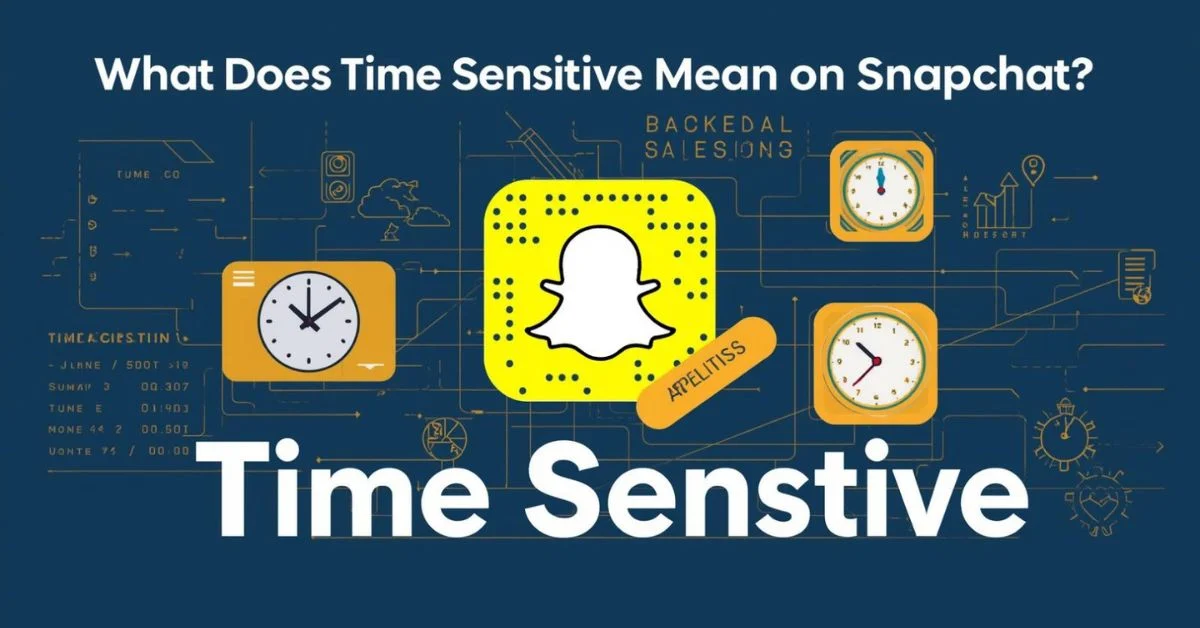 What Does Time Sensitive Mean on Snapchat