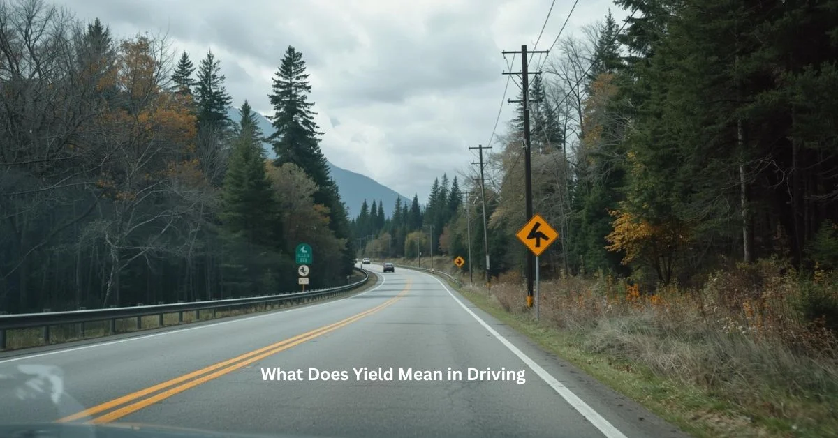 What Does Yield Mean in Driving