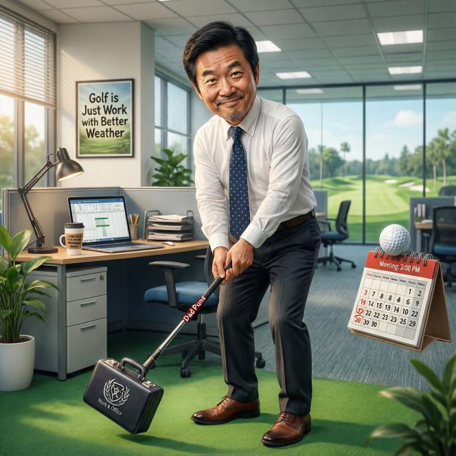  Work & Office Golf Dad Puns