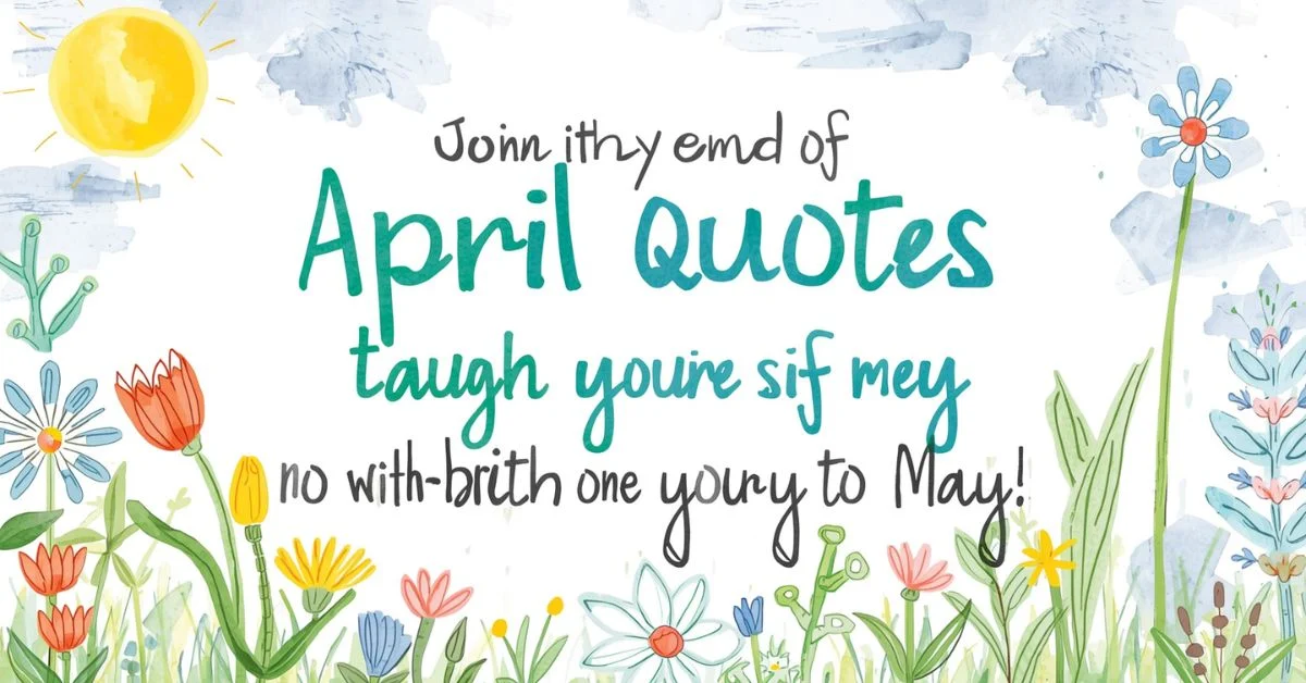 End of April Quotes