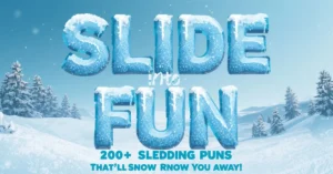 Sledding Puns